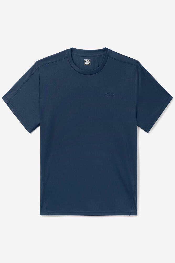 Fila T-Shirt Mens Navy - Che Performance - Philippines 4207169-KL